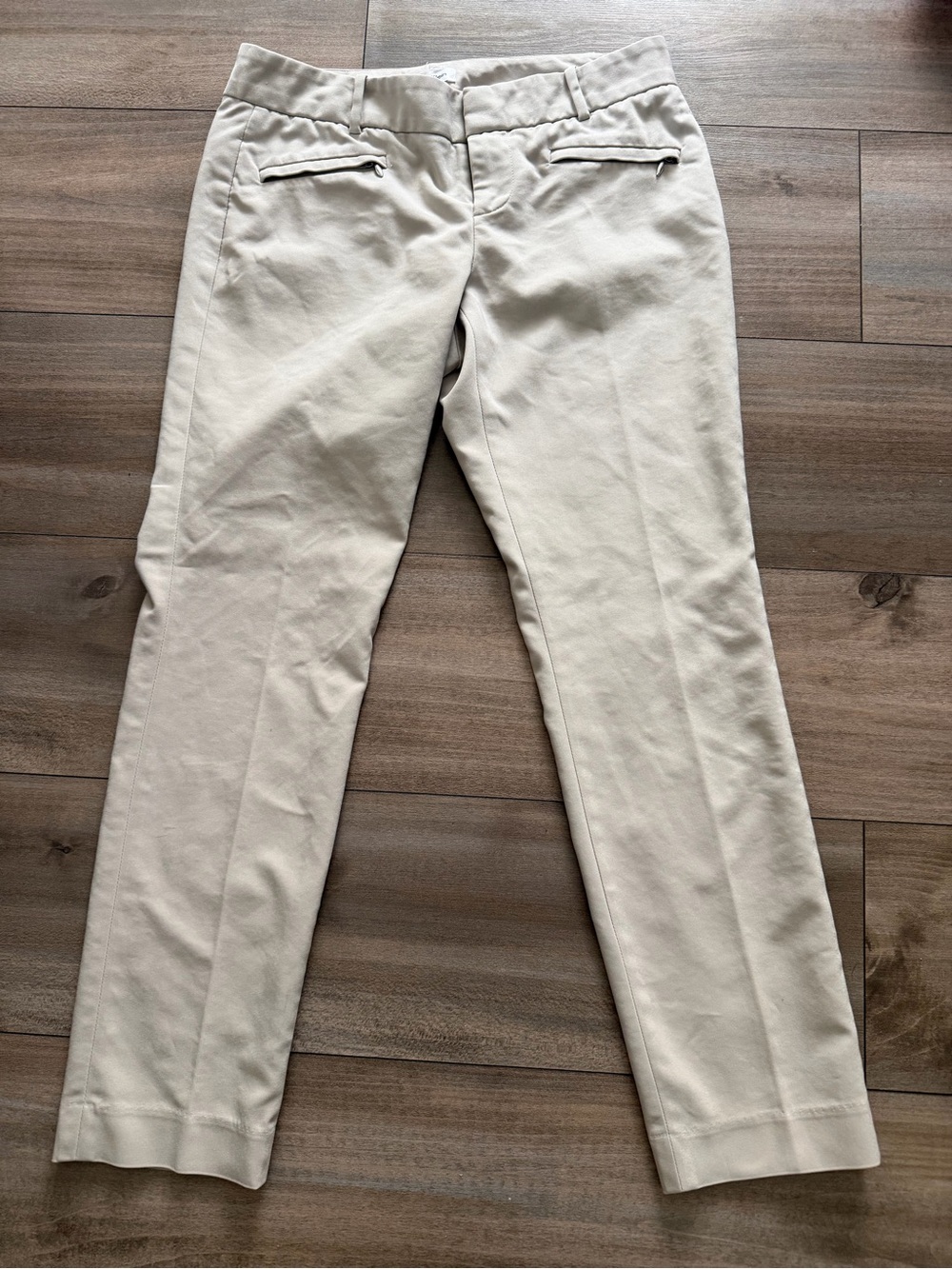 Calvin Klein Light Cream Women's Trousersi